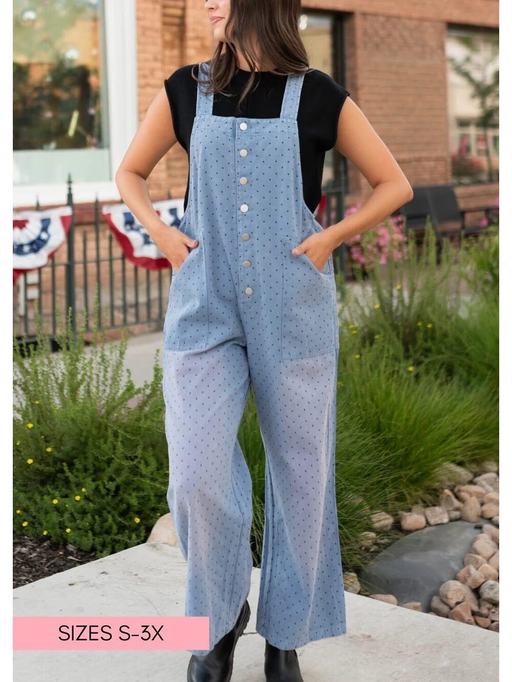 Oddi Polka Dot Overalls